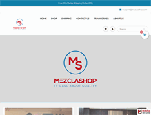 Tablet Screenshot of mezclashop.com